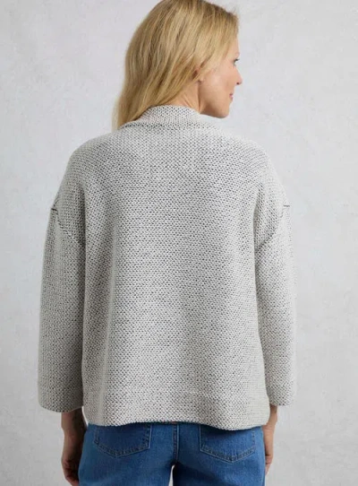 Weird Fish Santosh Cropped Macaroni Kimono Cardigan