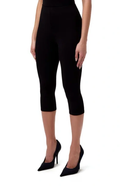 Naked Wardrobe Smooth Sculpt Crop Leggings In Black