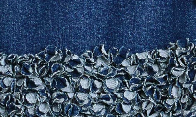 Cinq À Sept Cinq A Sept Petal Mindie Denim Mini Dress In Blue