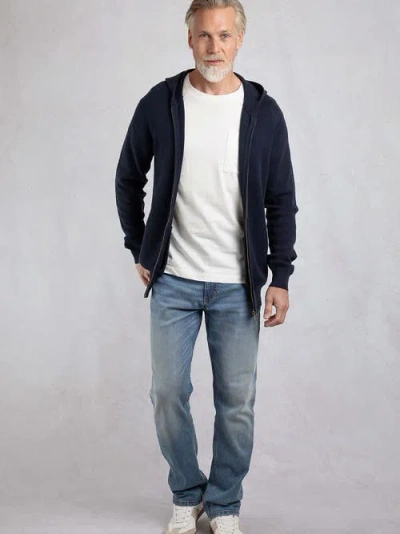 Weird Fish Samuel Knitted Full Zip Hooded Jumper