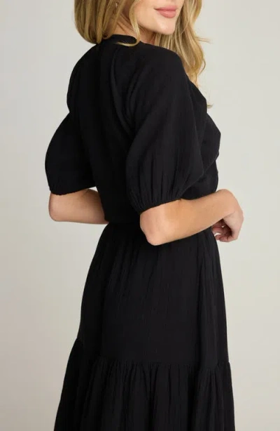 Sunday Ritual Double Bubble Tie Front Crop Top