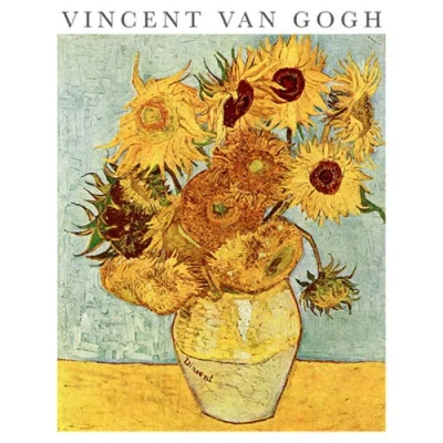 Lost Gods Van Gogh Sunflowers Painting  Graphic T-shirt