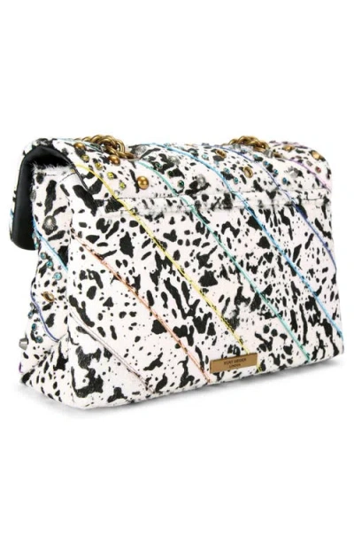 Kurt Geiger London Large Genuine Calf Hair Convertible Shoulder Bag