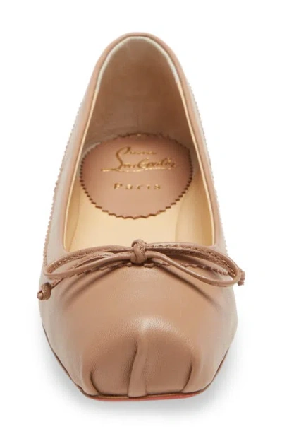 Christian Louboutin Mamadrague Leather Ballet Flats