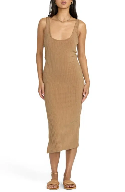 Billabong Take A Look Convertible Rib Midi Dress