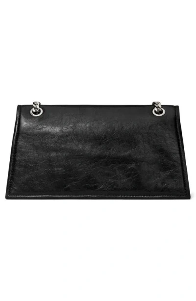 Tory Burch Kira Turnlock Leather Convertible Shoulder Bag In Black