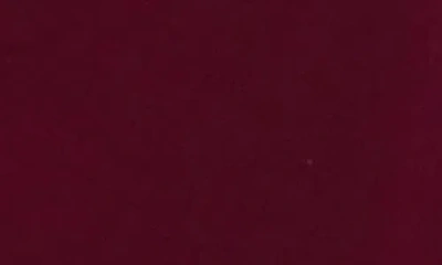 Connected Apparel Ruched Faux Wrap Cocktail Dress In Burgundy