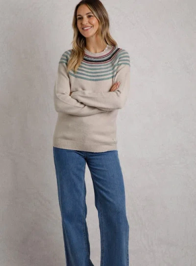 Weird Fish Sinatra Patterned Knit Jumper