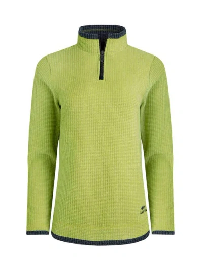 Weird Fish Beye 1/4 Zip Grid Fleece