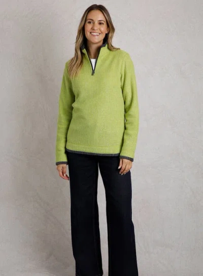 Weird Fish Beye 1/4 Zip Grid Fleece