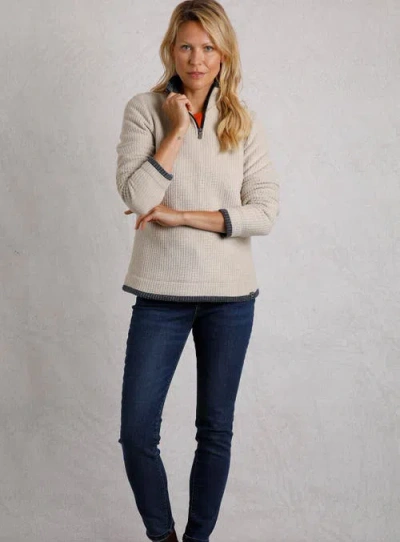 Weird Fish Beye 1/4 Zip Grid Fleece