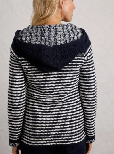 Weird Fish Bianca Full Zip Stripe Macaroni Hoodie
