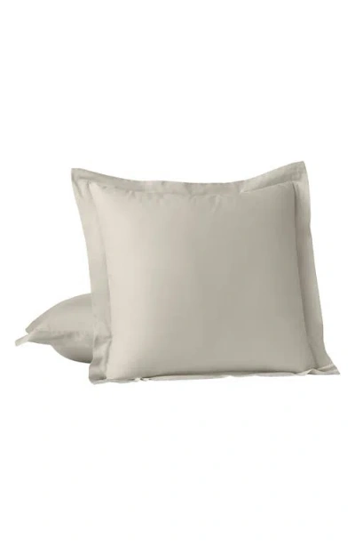 Coyuchi Cloud Soft Organic Cotton Sateen Sham In Nude