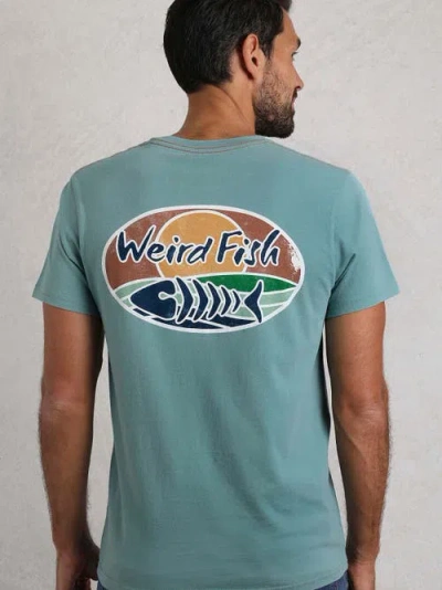 Weird Fish Land And Sea Back Print Graphic T-shirt
