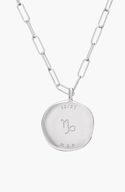 Birthdate Co. The July Birthdate Silver Pendant