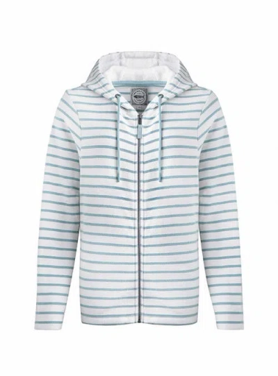 Weird Fish Striped Full Zip Hoodie