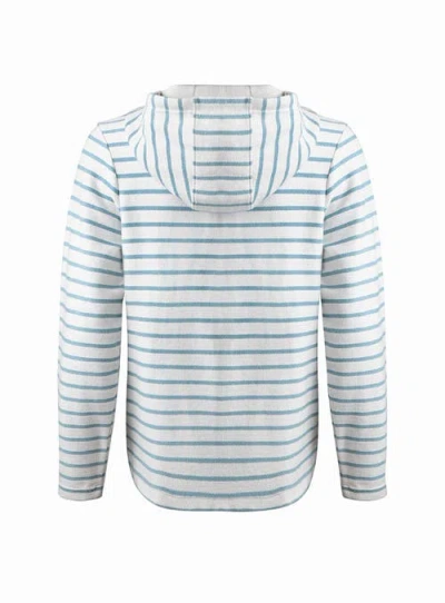 Weird Fish Striped Full Zip Hoodie