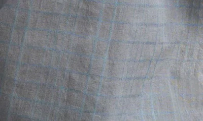 Lucky Brand Lace Inset Pintuck Tunic Shirt In Blue