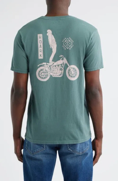 Roark Ghostrider Graphic T-shirt In Green