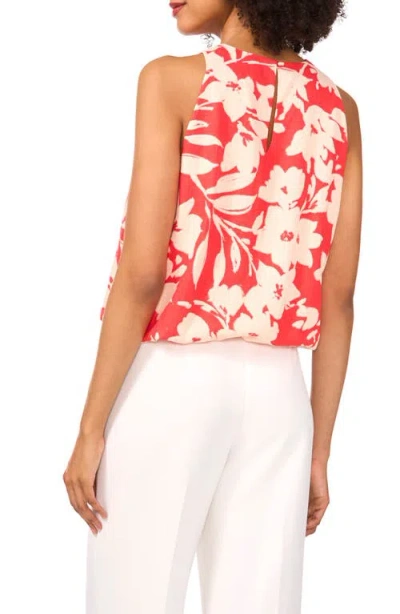 Vince Camuto Floral Bubble Hem Tank