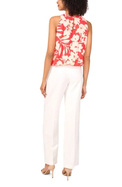 Vince Camuto Floral Bubble Hem Tank