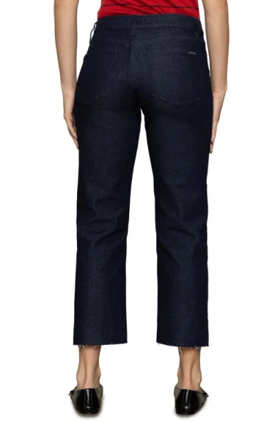 Sanctuary Cadence Straight Leg Ankle Jeans In Blue