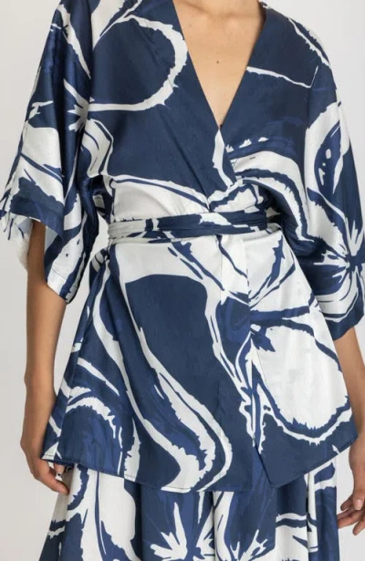 Diarrablu Cabana Kimono In Blue