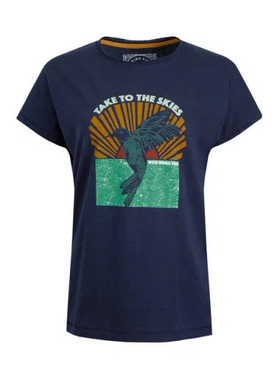 Weird Fish Fly Free Slub Graphic T-shirt