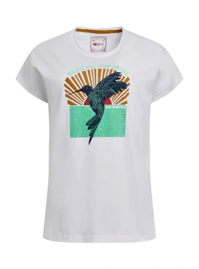 Weird Fish Fly Free Slub Graphic T-shirt