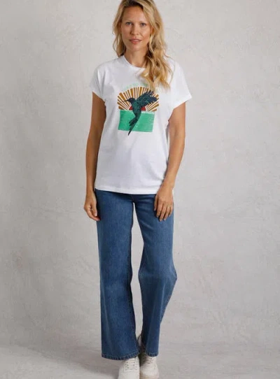 Weird Fish Fly Free Slub Graphic T-shirt