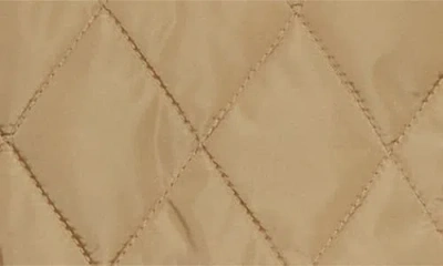 Burberry Oldham Beige Quilted Jacket With Corduroy Collar In Tech Fabric Woman In Brown