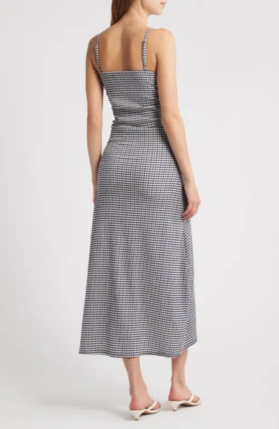 Rails Mari Ruched Sleeveless Midi Dress
