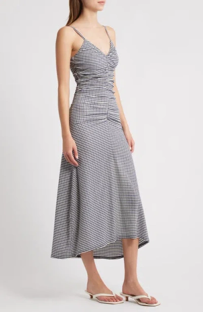 Rails Mari Ruched Sleeveless Midi Dress