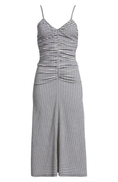 Rails Mari Ruched Sleeveless Midi Dress
