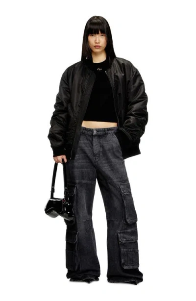 Diesel ® Play Faux Leather Shoulder Bag