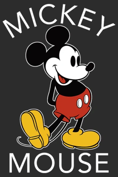 Mickey & Friends Retro Mickey Mouse Pose  Graphic T-shirt