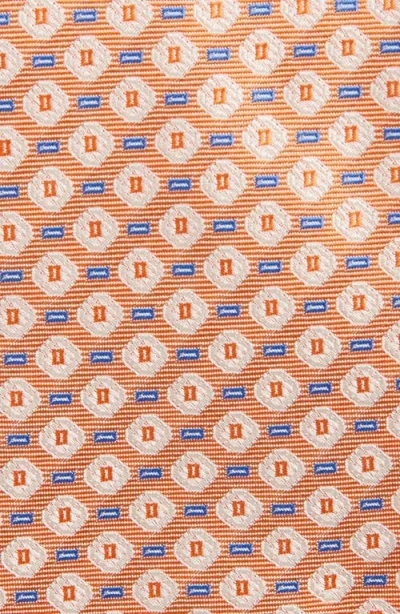 Canali Neat Medallion Silk Tie