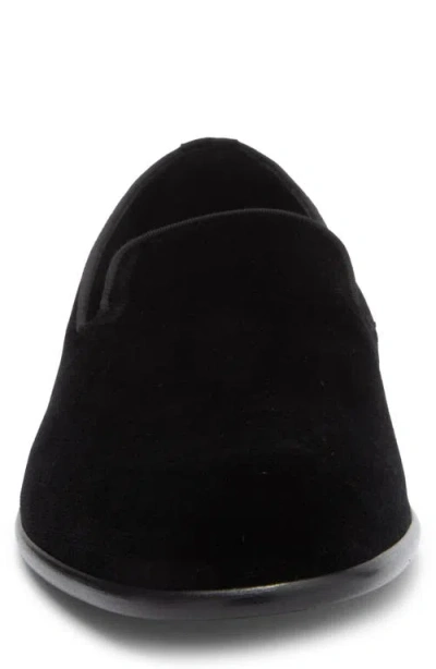 Dolce & Gabbana Black Dg Crown Embroidery Loafers Slip On Shoes