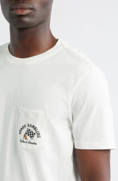 Roark Ramblers Pocket Graphic T-shirt In White