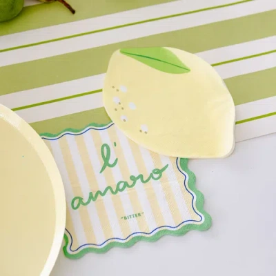 Jollity & Co . Le Dinner Lemon Cocktail Napkins