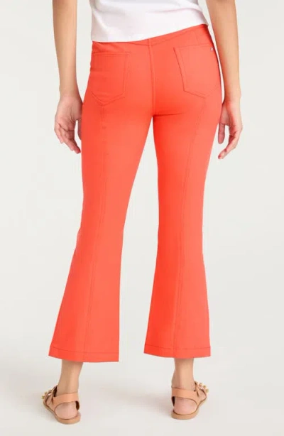 Cinq À Sept Wallace Button Fly Crop Flare Leg Pants