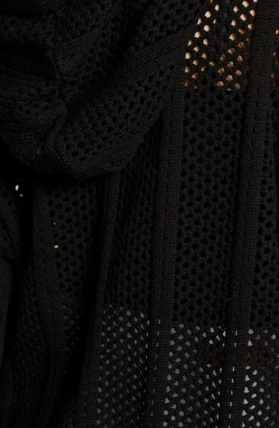 Sanctuary Beach Open Knit Hoodie