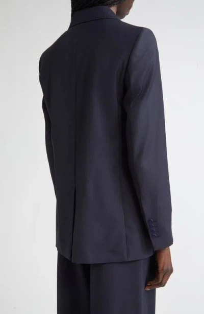 Max Mara Nice Virgin Wool Blazer In Blue