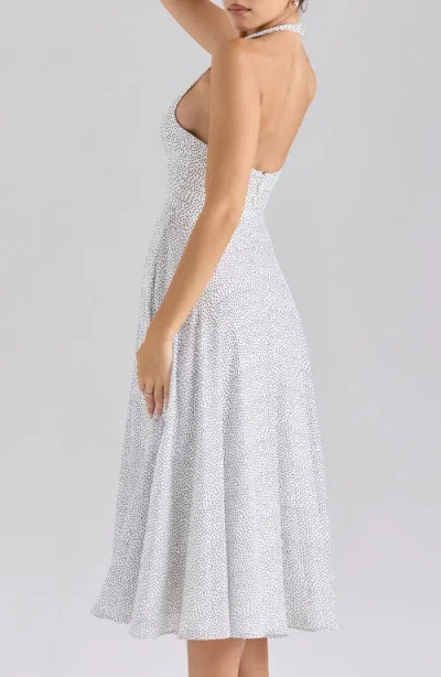 House Of Cb Solada Halter Midi Dress In White