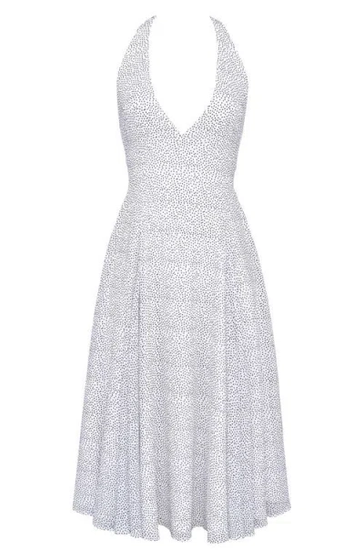 House Of Cb Solada Halter Midi Dress In White
