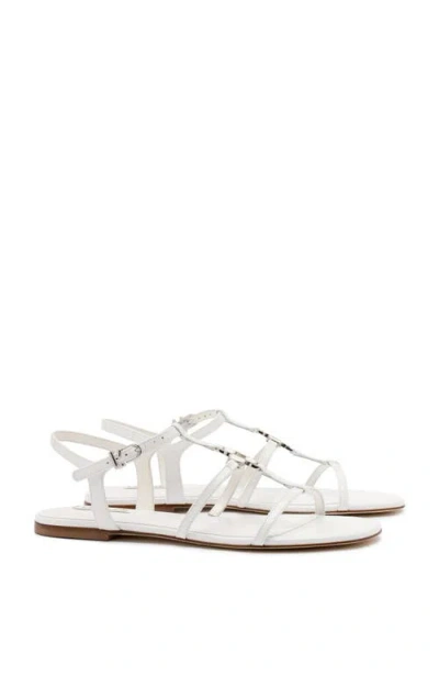Larroude Larroudé Hana Flat In White