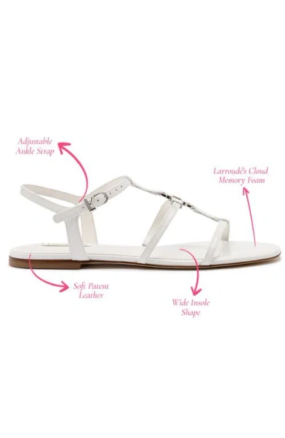 Larroude Larroudé Hana Flat In White