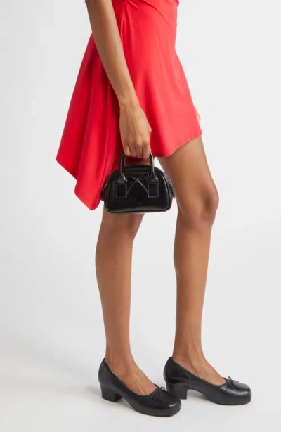 Sandy Liang Secure Leather Top Handle Bag