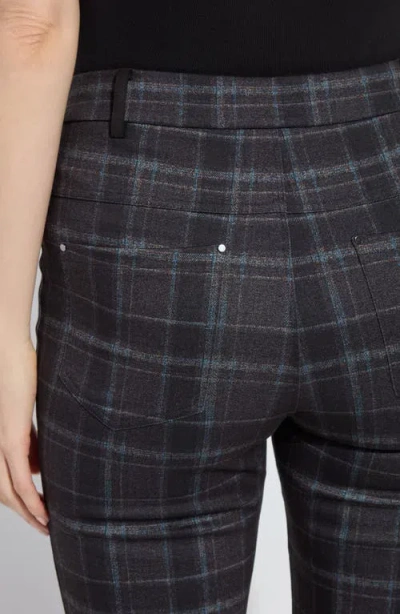 Lyssé Lysse Plaid Baby Boot Ankle Pants In Black