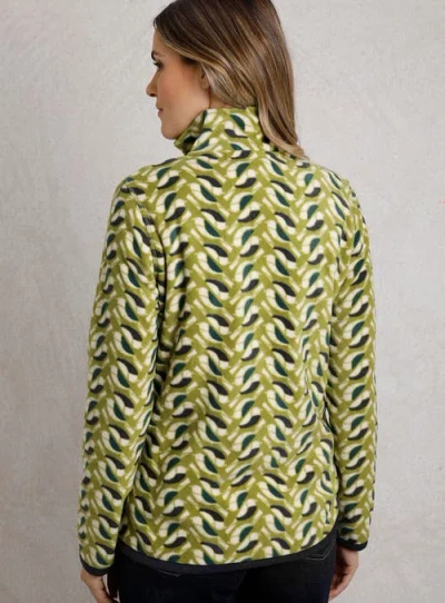 Weird Fish Reena 1/4 Zip Printed Microfleece